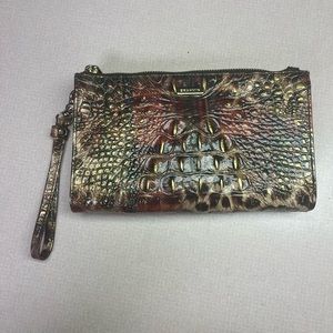 Brahmin Daisy Wristlet in Tartan